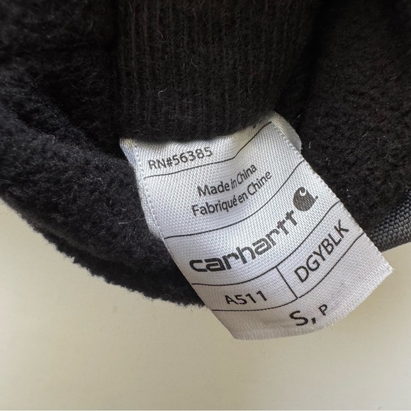 Carhartt Gray Men's Gloves size Small - Picture 8 of 8